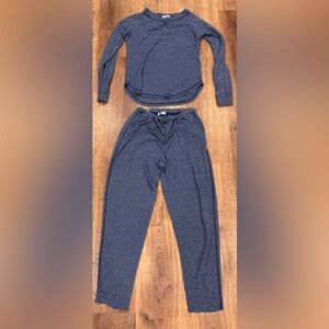 Blue Long Sleeve Top​​​ and pants set​